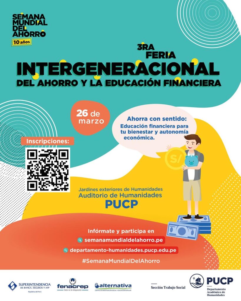 3ra feria intergeneracional del ahorro y la educación financiera 2 Participa en la 3era Feria Intergeneracional del ahorro y la Educación financiera en la PUCP